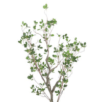 Zylo Decorative Faux Tree, Mila Leaves Bonsai, 47 Inch Green Fabric -BM335734