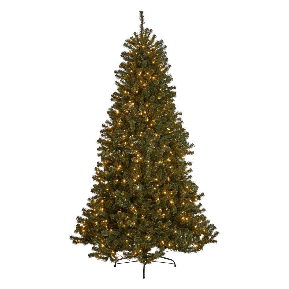 Doru Faux Christmas Tree, 7 Foot Tall, Green Branches 500 Clear LEDs -BM335742