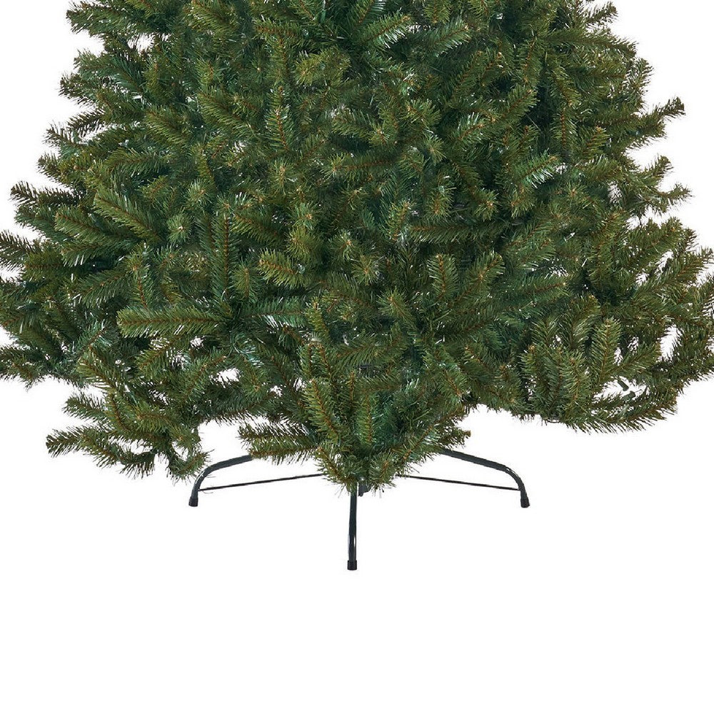 Doru Faux Christmas Tree, 7 Foot Tall, Green Branches 500 Clear LEDs -BM335742