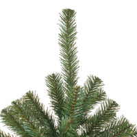 Doru Faux Christmas Tree, 7 Foot Tall, Unlit Dark Green Branches -BM335743