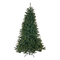 Doru Faux Christmas Tree, 7 Foot Tall, Unlit Dark Green Branches -BM335743