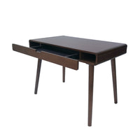 Writing Desk with 1 Storage Drawer, 40 Inch, Farmhouse Brown Wood -BM335799