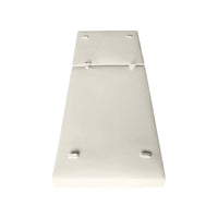 Chaise Lounger Cushion, 76 Inch, PU Foam, Cream Waterproof Fabric -BM335811