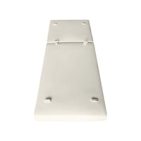 Chaise Lounger Cushion, 76 Inch, PU Foam, Cream Waterproof Fabric -BM335811