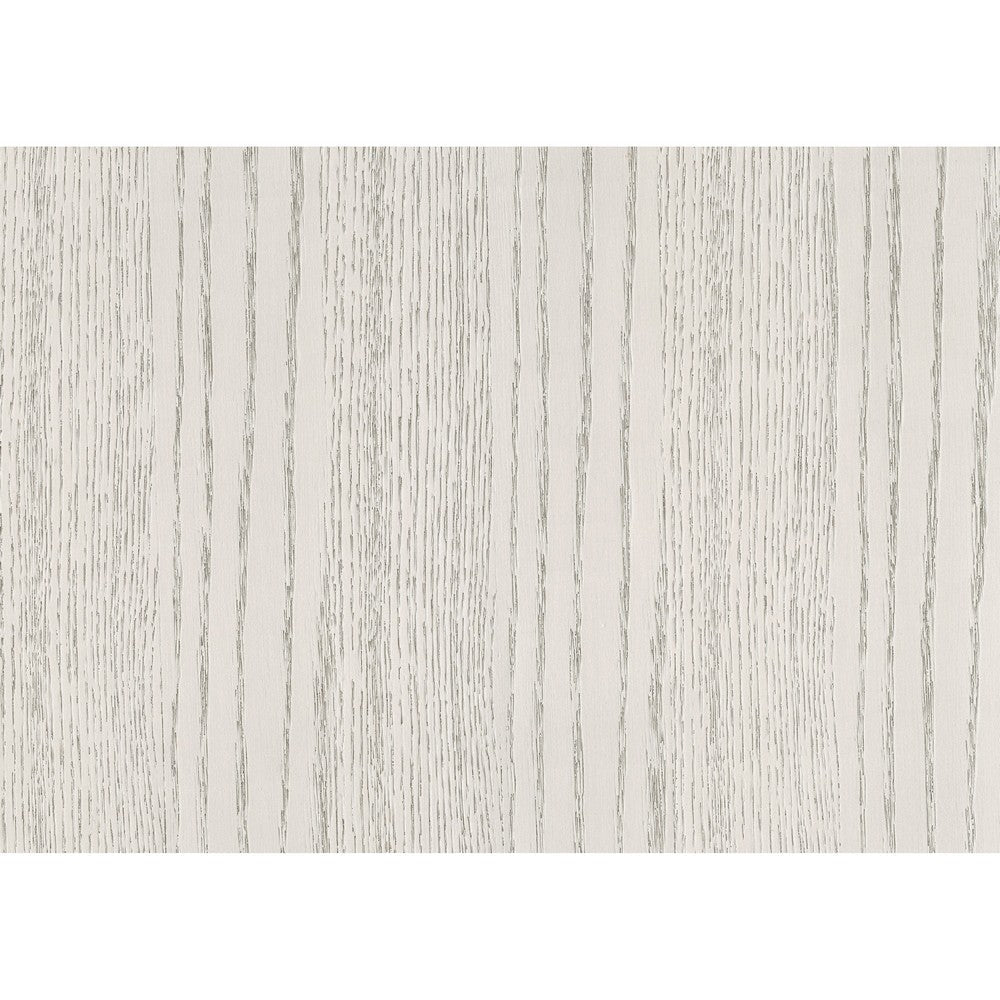 Rotu Nightstand, 2 Drawers Rope Molding, White Ash Veneer, 28 Inch -BM335847