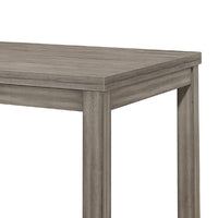 Rie Dining Table, 64 Inch Rectangular Tabletop, Gray Melamine Board -BM335868