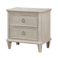 Aeny Nightstand, 2 Drawer Ring Handles, Light Brownish Gray Oak Veneer -BM335916