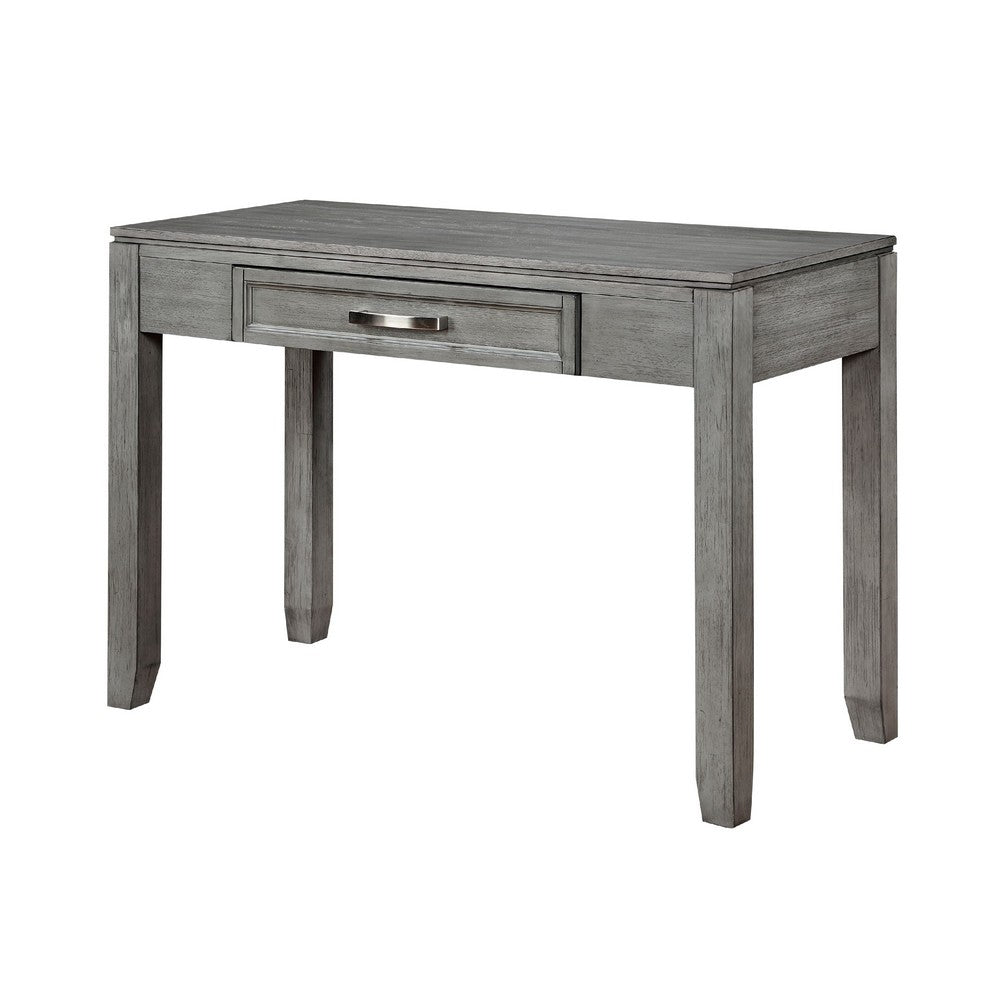 Thiem Writing Laptop Desk, 1 Drawer, Gray Wood Veneer, 42 Inch -BM335958