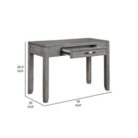 Thiem Writing Laptop Desk, 1 Drawer, Gray Wood Veneer, 42 Inch -BM335958