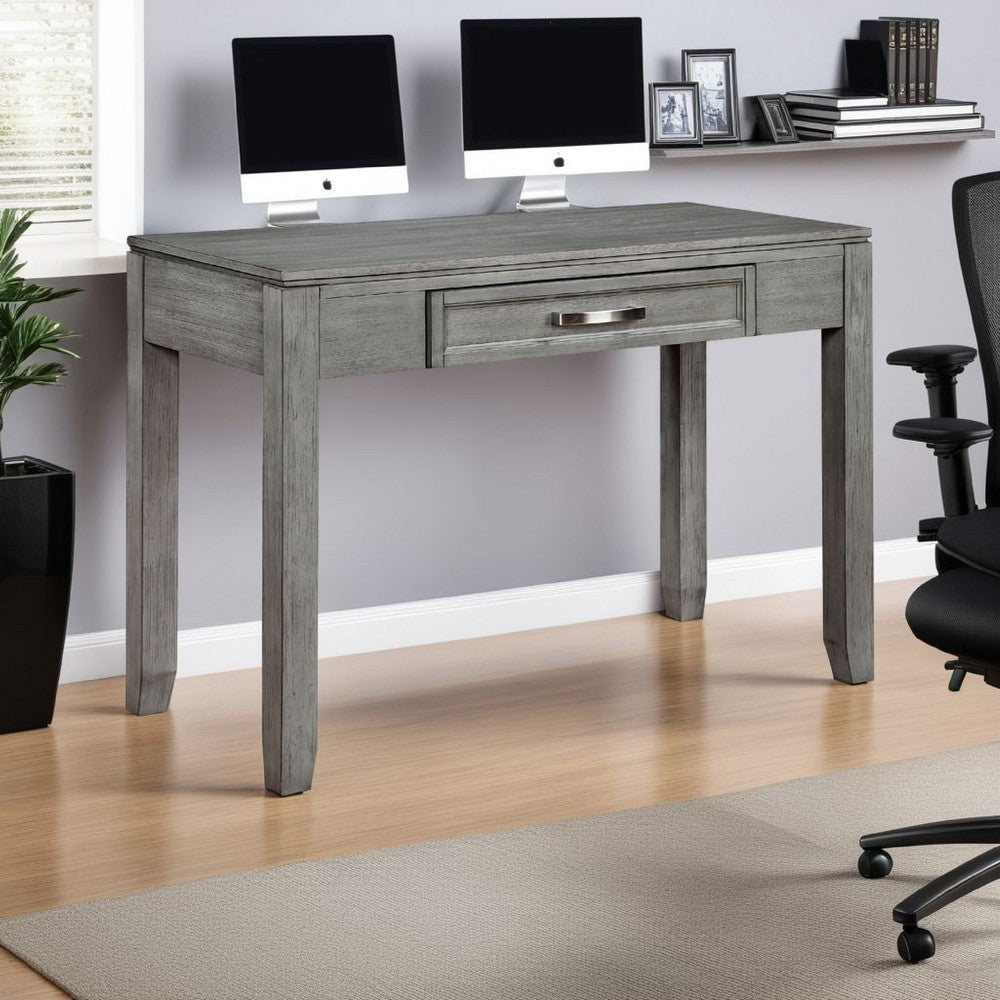 Thiem Writing Laptop Desk, 1 Drawer, Gray Wood Veneer, 42 Inch -BM335958