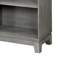 Thiem Cubby Bookcase, 43 Inch Wide 4 Shelves, Rustic Gray Veneer -BM335959