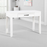 Thiem Writing Laptop Desk, 1 Drawer, White Veneer, 42 Inch -BM335961