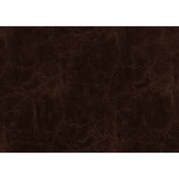 Alder Desk Armchair, Dark Brown Faux Leather, Solid Wood and Foam -BM335966
