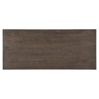 Luon Writing Desk, Traditional Classy Dark Oak Brown Veneer,  60 Inch -BM335969