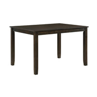 Oria 5pc Dinette Set, Table and 4 Lattice Dining Chairs, Gray Wood -BM336049