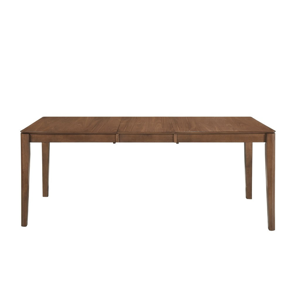 Nate Dining Table w Butterfly Leaf, Walnut Wood Extension 60- 77 Inch -BM336059