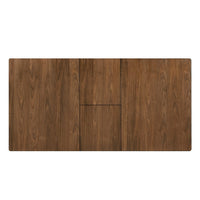 Nate Dining Table w Butterfly Leaf, Walnut Wood Extension 60- 77 Inch -BM336059