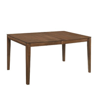 Nate Dining Table w Butterfly Leaf, Walnut Wood Extension 60- 77 Inch -BM336059