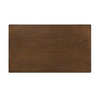 Katty Dining Table, Transitional Rectangular Chestnut Wood Top 56 Inch -BM336066