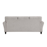 Leroi Sofa, 81 Inch, Gray Fabric and Round Flared Armrests -BM336239