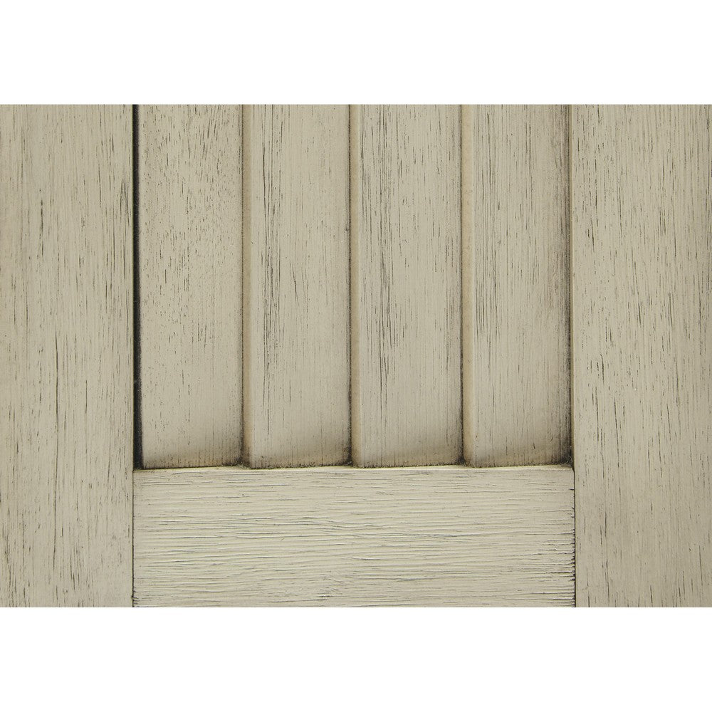 Wali 44 Inch Bench with Lift Top Storage, Cushioned Seat Antique White -BM336334