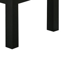 Tex 3pc Coffee and Side End Table Set, Gray Top, Black Wood Legs -BM336413