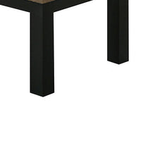 Tex 3pc Coffee and Side End Table Set | Brown Top | Black Wood Legs - BM336414