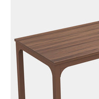 Farmhouse Dining Table, 79 Inch Rectangular Top, Rustic Brown Wood -BM336962