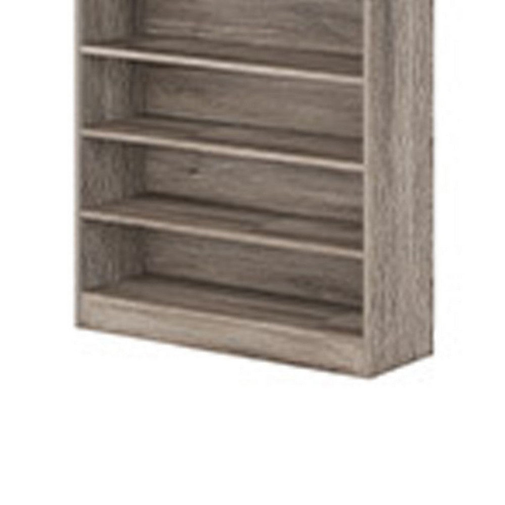 Freestanding Shoe Rack, 9 Tier White Display Shelves, Rustic Gray -BM336964
