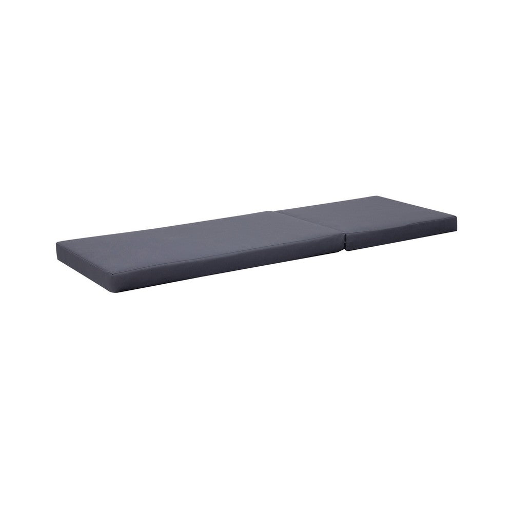 Brody Outdoor Cushion for Chaise Lounger, Dark Gray, Foam, 76 Inch -BM336996
