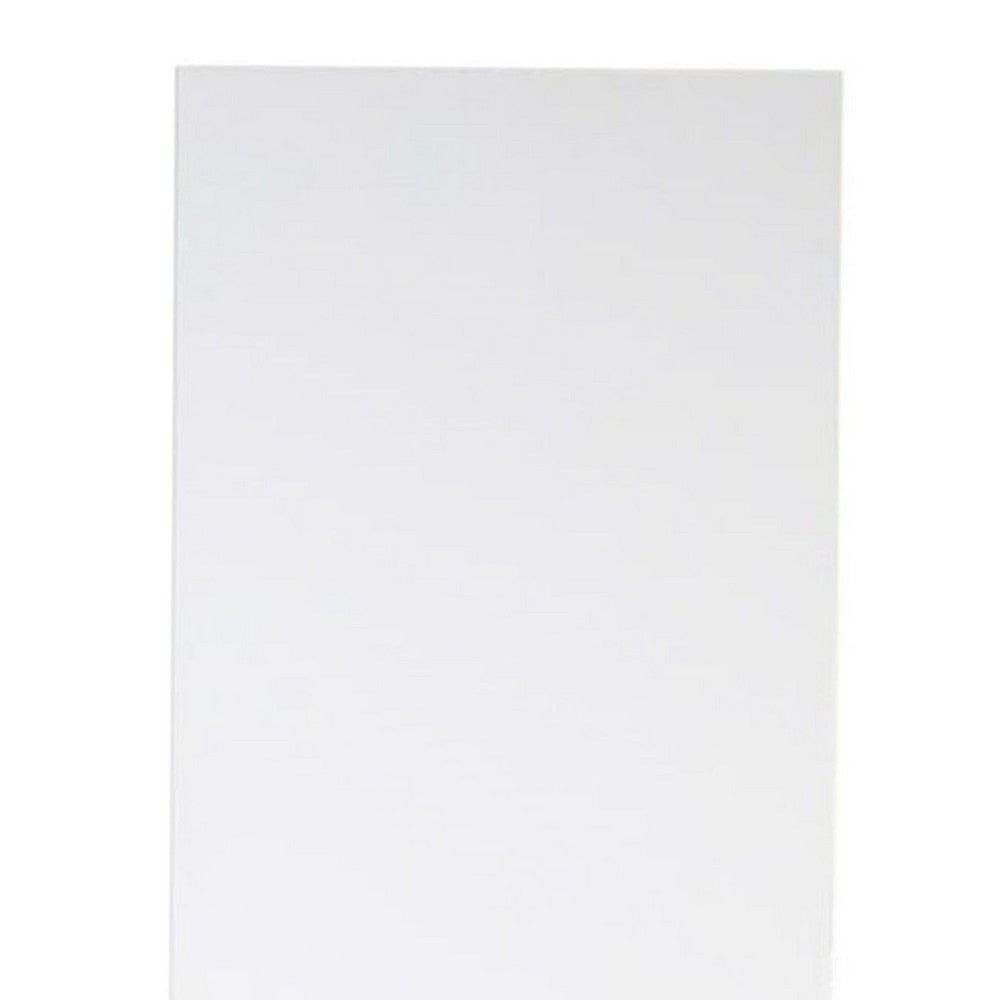 Ely Slim Closet Cabinet, 3 Drawers, 71 Inch, White Melamine and Wood -BM337102