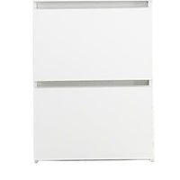 Ely Slim Closet Cabinet, 3 Drawers, 71 Inch, White Melamine and Wood -BM337102