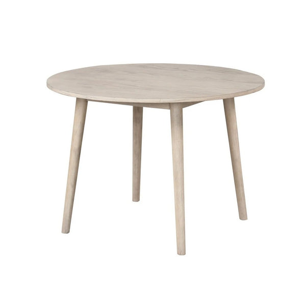 Yely 5pc Dining Table and 4 Windsor Chairs Set, Natural Oak Brown - BM337251