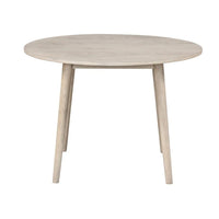 Yely 5pc Dining Table and 4 Windsor Chairs Set, Natural Oak Brown - BM337251