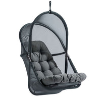Bery Outdoor Swing Chair with Foldable Stand, Dark Gray Cushion - BM337259