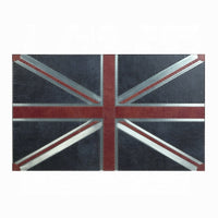 Bran Coffee Table, 64 Inch Tempered Glass Top, Riveted Aluminium Frame - BM337305