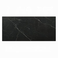 Eny Dining Table, 71 Inch Ceramic Rectangular Top, Walnut Brown Wood - BM337309