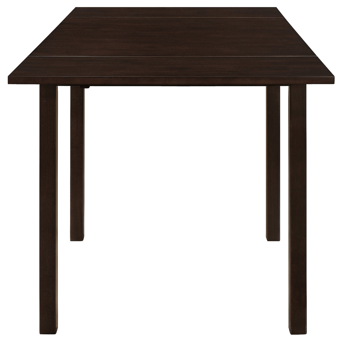 Elso 4pc Dining Set, Table w Drop Leaf, Brown, 3 Lattice Style Chair