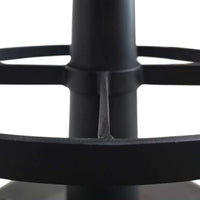 Gevy Counter Height Stool, Round Green Leather Seat with Black Iron Base - BM338167