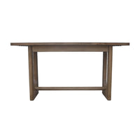 Homa Counter Table | Antique Natural Finish | Modern Arched Base 72" - BM338170