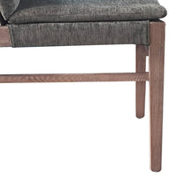 Lily Dining Chair Set of 2, Gray Seat and Back, Espresso Brown Ash Wood - BM338172