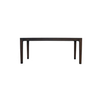 Geni Dining Table | 71" Rectangular Top | Parsons Style Java Gray - BM338176