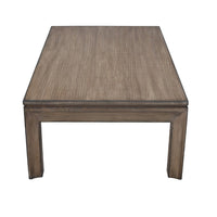 Moa Coffee Table, 54 Inch Rectangular Top, Antique Natural Brown - BM338218