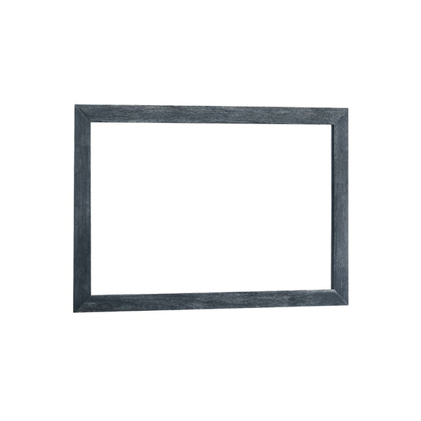 Cid Coy Mirror, 47 Inch Gray Ash Veneer Frame, Crown Cut Pattern - BM338223