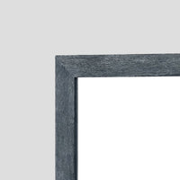 Cid Coy Mirror, 47 Inch Gray Ash Veneer Frame, Crown Cut Pattern - BM338223