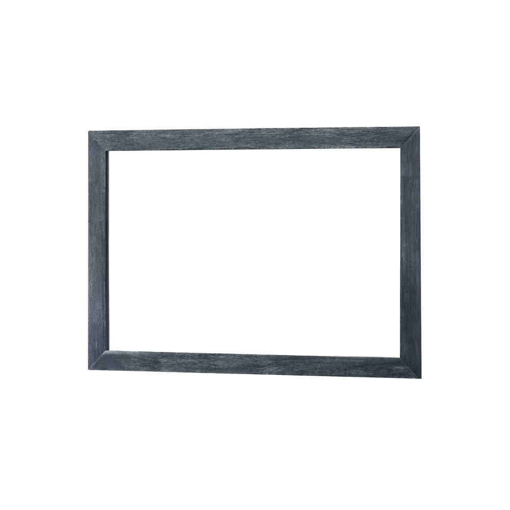 Cid Coy Mirror, 47 Inch Gray Ash Veneer Frame, Crown Cut Pattern - BM338223
