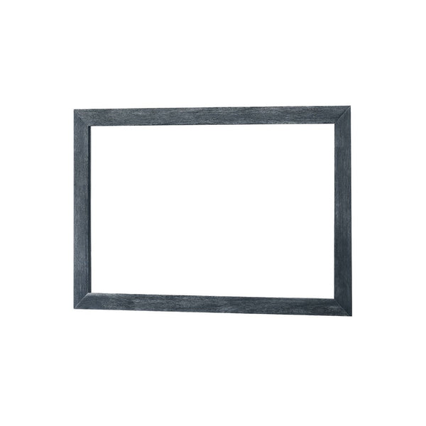 Cid Coy Mirror, 47 Inch Gray Ash Veneer Frame, Crown Cut Pattern - BM338223