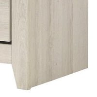 Lei Bedroom Nightstand with 2 Drawers, Distressed White Wood - BM338370