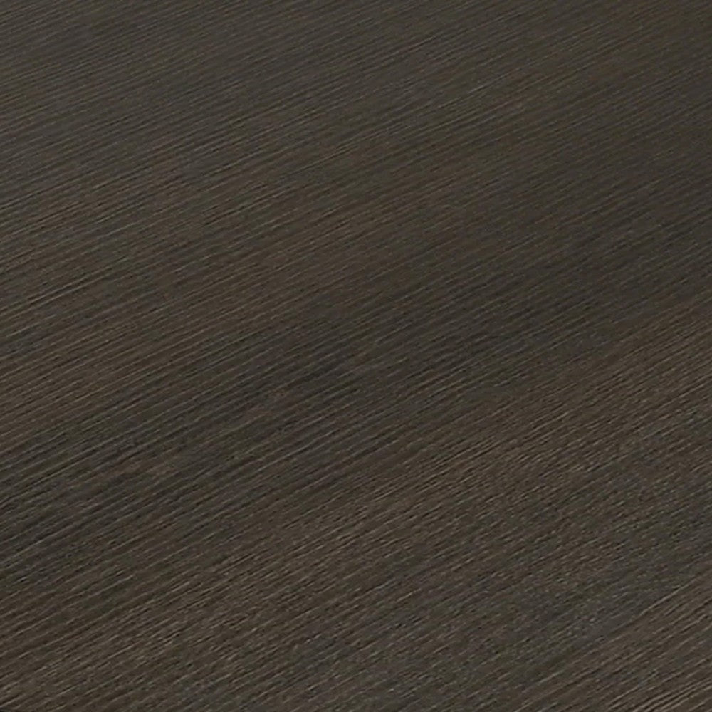 Elaya Nightstand with 2 Drawers, Black Metal, Weathered Gray Wood - BM338388