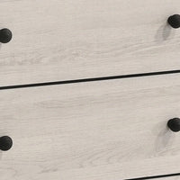 Cuzzy Tall Dresser Chest with 4 Drawers, Natural White Wood - BM338394
